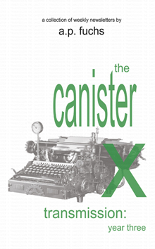 Canister X Transmission: Year Three Front Cover