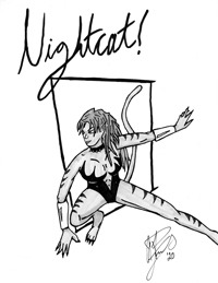 Nightcat created by J.L. MacDonald with art by A.P. Fuchs thumbnail