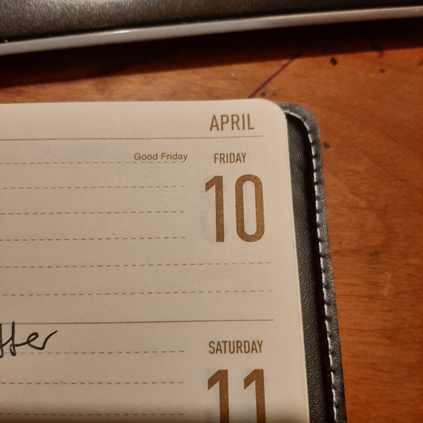 April 10 2020 calendar