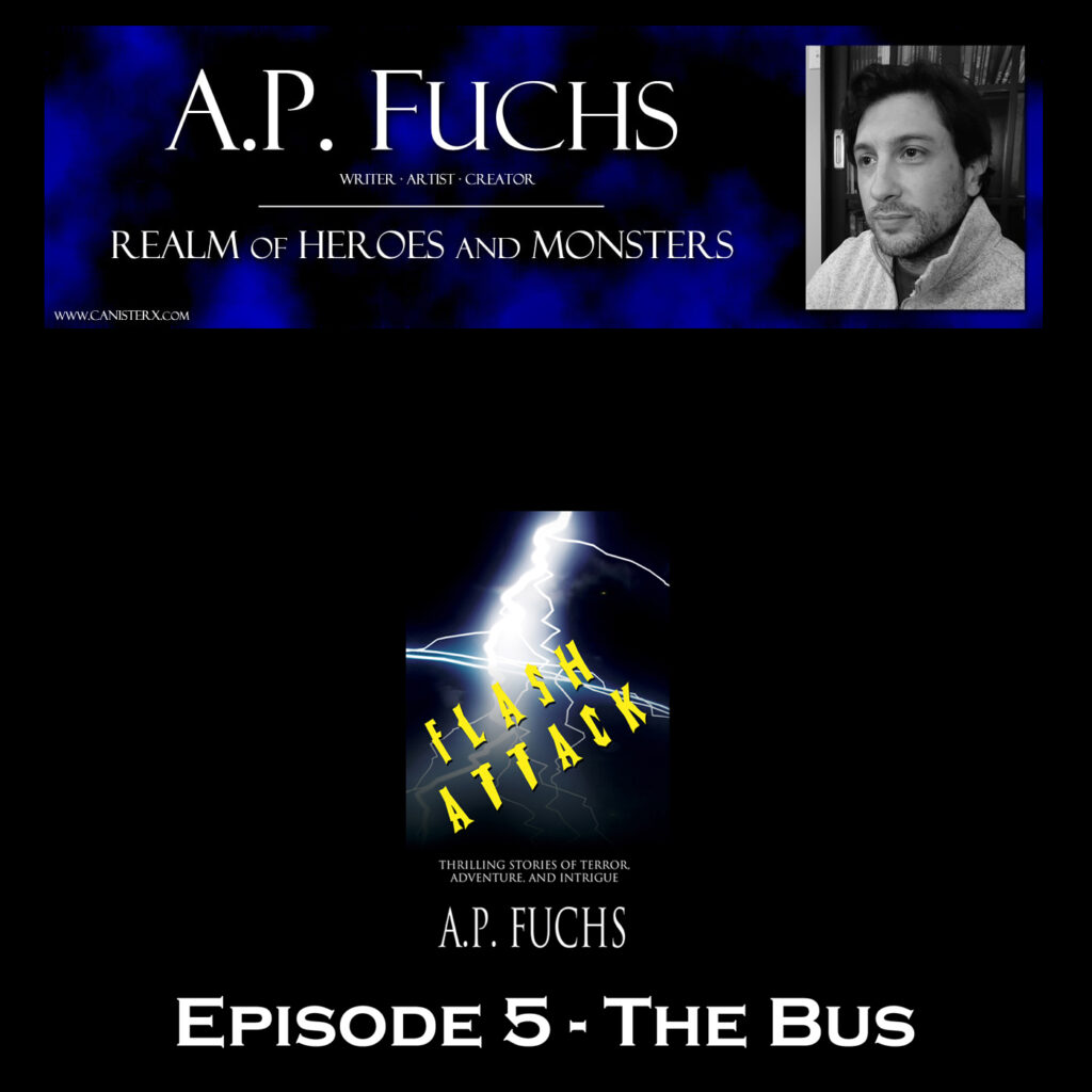 Realm of Heroes and Monsters Story Time Episode 5 The Bus Podcast Thumbnail