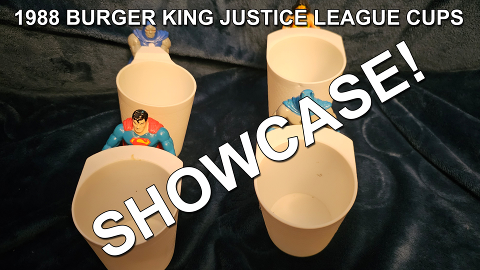 1988 Burger King Justice League Cups thumbnail