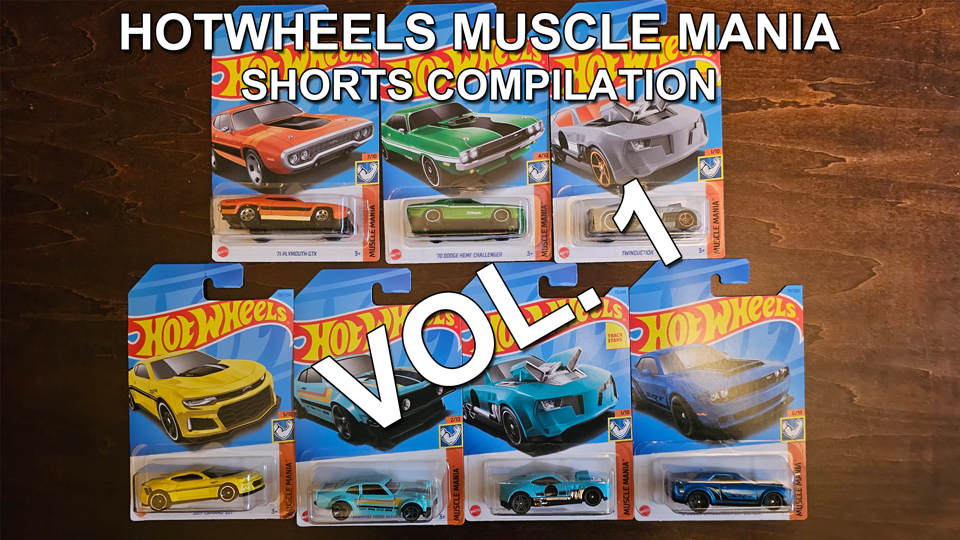 Hotwheels Muscle Mania Shorts Compilation Vol 1 thumbnail