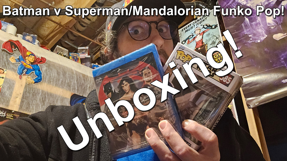 Canister X Mailbag - Batman v Superman - Mandalorian Funk Pop Unboxing - Dec012023 thumbnail