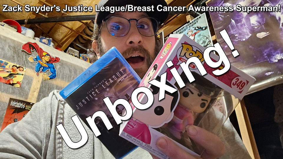 Canister X Mailbag - Zack Snyder's Justice League - Breast Cancer Awareness Superman Funk Pop Unboxing - Dec132023 thumbnail
