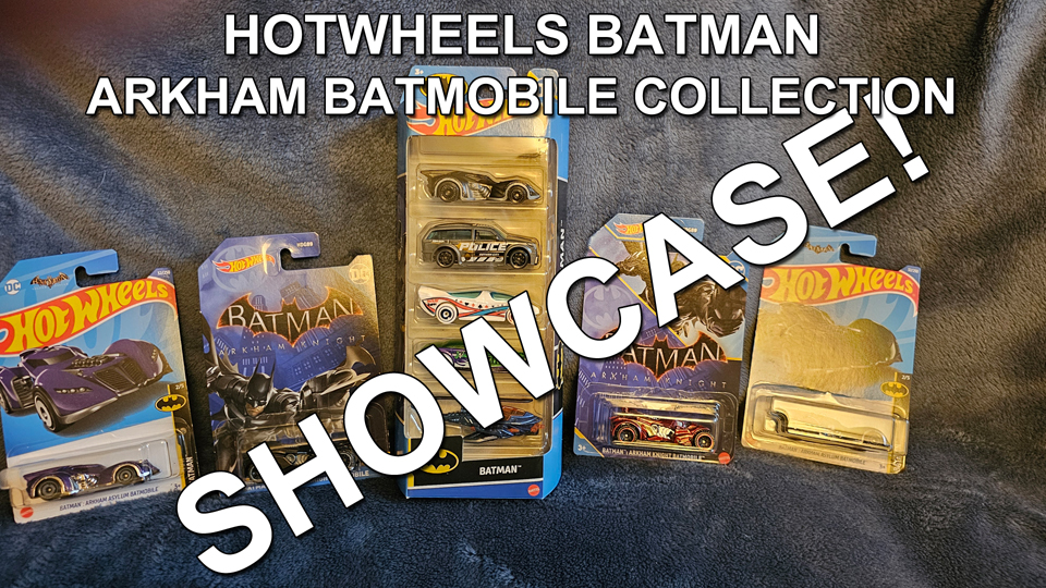 Hotwheels Batman Arkham Batmobile Collection Showcase thumbnail
