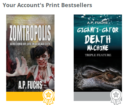 Zomtropolis and Giganti-gator Death Machine Bestsellers