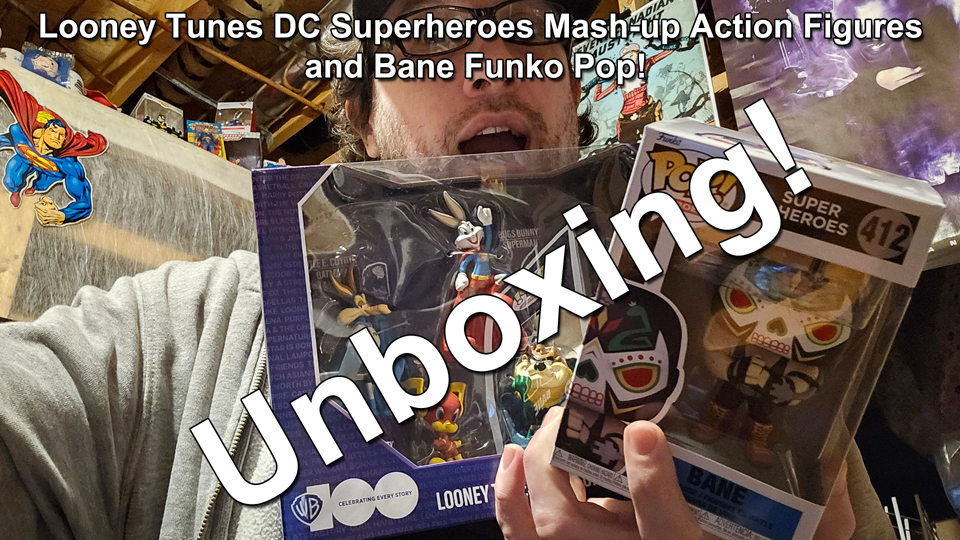Canister X Mailbag - Looney Tunes DC Superheroes Mash-up Action Figures and Bane Funko Pop! Unboxing - 01102024 thumbnail