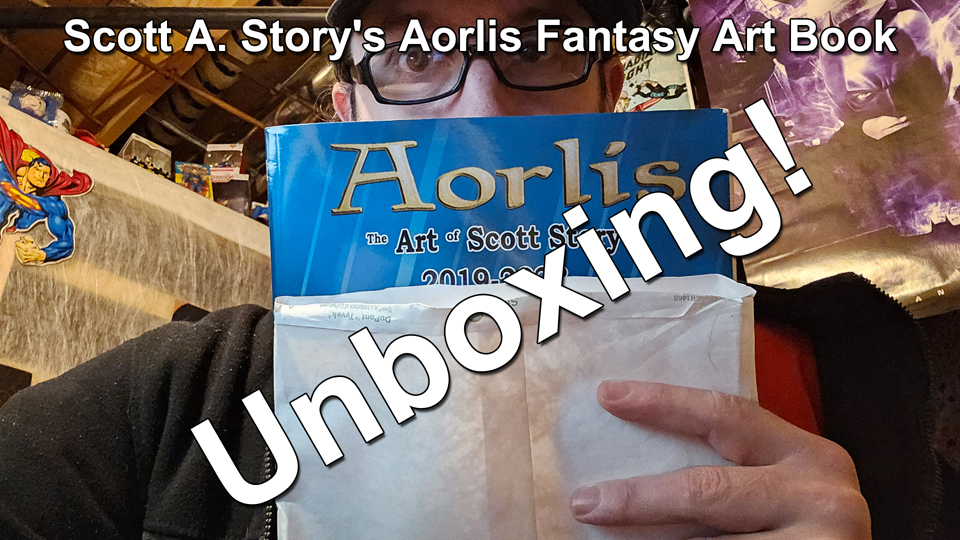 Canister X Mailbag - Scott A Story's Aorlis Fantasy Art Book Unboxing - 01242024 thumbnail