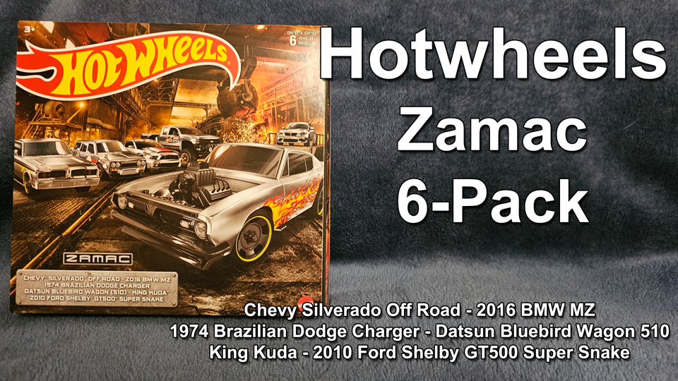 Hotwheels Zamac 6-pack cars thumbnail