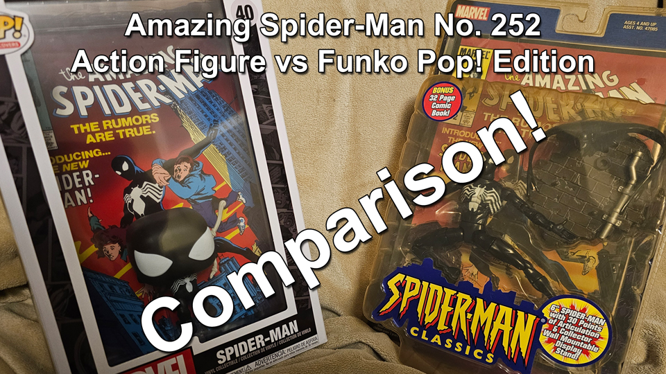 Amazing Spider-Man No 252 Action Figure vs Funko Pop Edition thumbnail