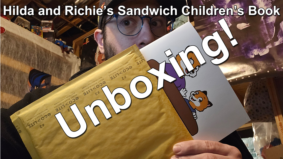 Canister X Mailbag - Hilda and Richie's Sandwich Children's Book Unboxing - April272024 thumbnail