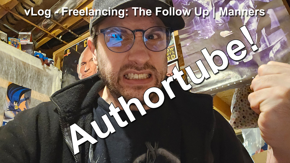 vLog authortube booktube Freelancing The Follow Up Manners thumbnail