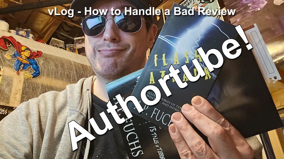 vLog authortube booktube how to handle a bad review thumbnail