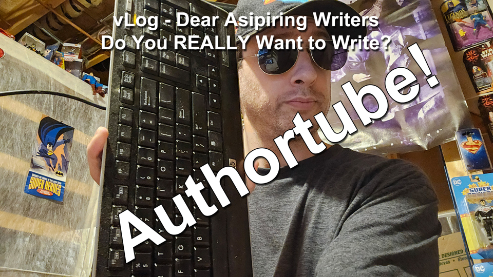 vLog authortube booktube Dear Aspiring Writers Do You REALLY Want to Write thumbnail