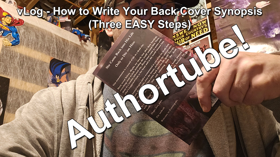 vLog authortube booktube how to write a plot synopsis three easy steps thumbnail