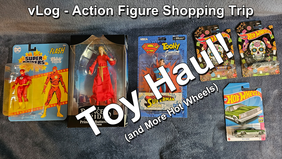 vLog - Action Figure Shopping Trip Toy Haul and More Hot wheels thumbnail