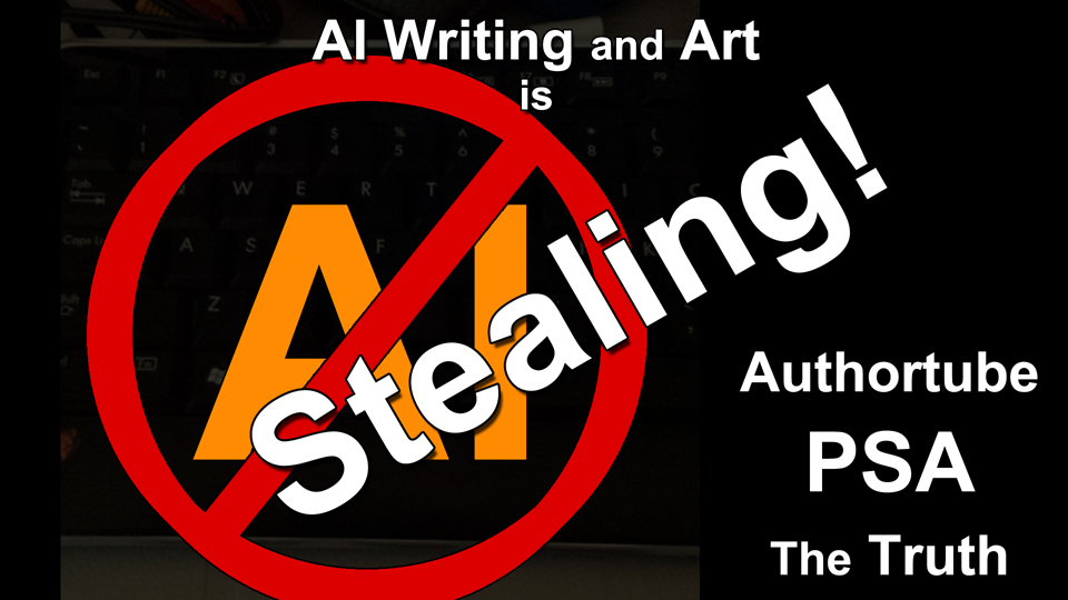 Authortube AI Writing and Art is Stealing thumbnail