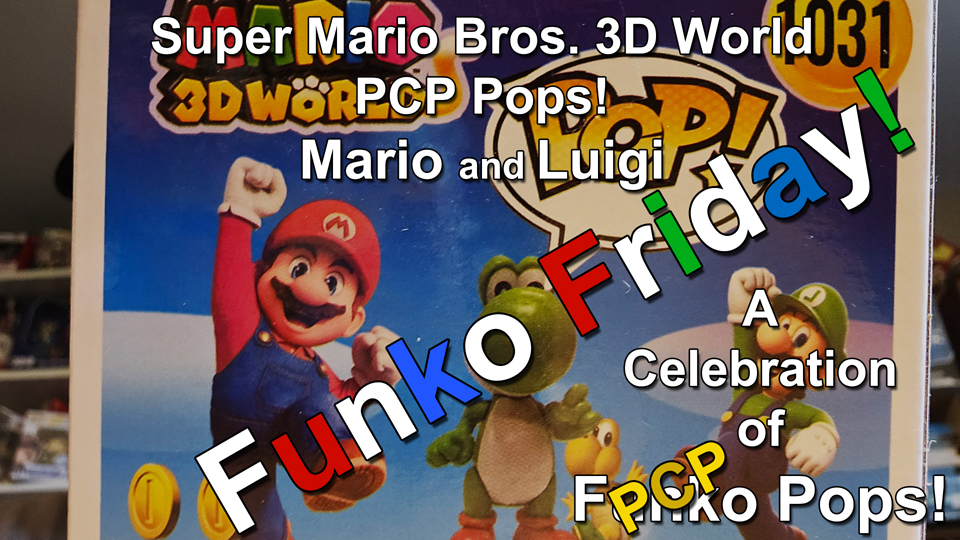 Funko Friday Super Mario Bors 3d World PCP Pops Mario and Luigi thumbnail