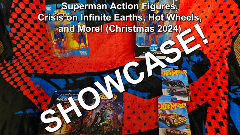 Superman Action Figures McFarlane Crisis on Infinite Earths Hot Wheels Showcase thumbnail