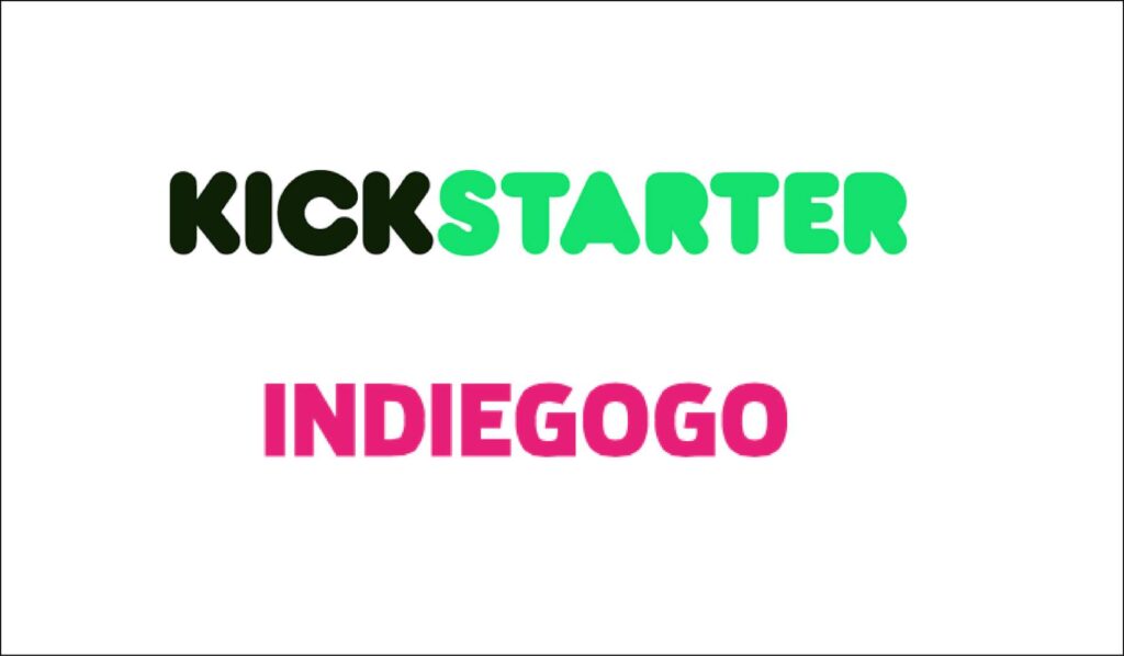 kickstarter indiegogo logos