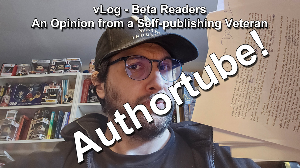 vLog Authortube Beta Readers An Opinion from a Self-publishing Veteran thumbnail