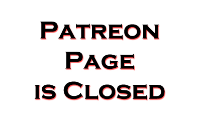 Patreon Page is Closed