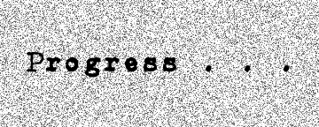 writing progress